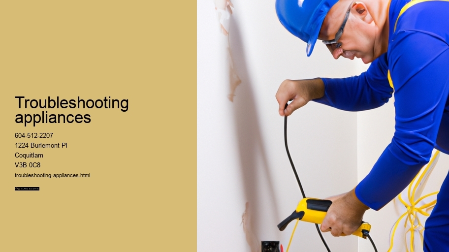 Troubleshooting appliances